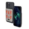 Xoopar Smile Wireless Mirror Powerbank Kompatibel mit MagSafe 5000mAh Hellgrau | Gravur | Rückseite | 60 mm x 75 mm