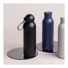 Sagaform Tekla Stahlisolierflasche (recycelt) 500 ml Schwarz | ohne Werbeanbringung | Nicht verfügbar | Nicht verfügbar