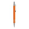 Kugelschreiber in Köcher Orange | 1-farbiger Tampondruck | 270° vom Clip | 7 mm x 45 mm | Nicht verfügbar