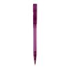 Kugelschreiber Nash Transparent Transparent Violett-Transparent Violett | 1-farbiger Siebdruck | in Verlängerung vom Clip | 45 mm x 25 mm | Nicht verfügbar