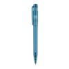 Kugelschreiber Pier Clear Transparent Blau Weiss-Blau Weiss | 1-farbiger Siebdruck | 270° vom Clip | 45 mm x 25 mm | Nicht verfügbar