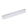 Kalibrierter faltbarer Zollstock 2m Weiss | 1-farbiger Tampondruck | Seite 1 | 65 mm x 18 mm