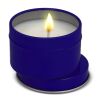 Dhyana-Duftkerze auf Pflanzenbasis in recycelter Dose Blau / Weiss | ohne Werbeanbringung | Nicht verfügbar | Nicht verfügbar