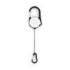 2-Wege-Karabiner-Kartenhalter Weiss