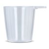 Festival-Shotglas mit Lanyard Weiss-Weiss