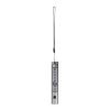 Aluminium Taschenlampe mit Magnet, 5+8 LED´s Silber