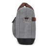 Brixton Laptoptasche Grau-Schwarz