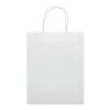 Mittlere Papiertasche im Eco Look 120g/m² Weiss | ohne Werbeanbringung | Nicht verfügbar | Nicht verfügbar | Nicht verfügbar