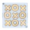 Tic-Tac-Toe-Untersetzer Weiss | ohne Werbeanbringung | Nicht verfügbar | Nicht verfügbar