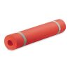Fitness-Yogamatte mit Trageriemen Rot Weiß