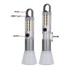 Multifunktions-Taschenlampe aus recycelten Materialien Silber