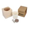 FSC-Holzpflanzgefäß-Set – Microgreens Natur | ohne Werbeanbringung | Nicht verfügbar | Nicht verfügbar