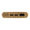 Powerbank Bamboo 5000 mAh Natur | ohne Werbeanbringung | Nicht verfügbar | Nicht verfügbar
