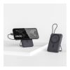 Nova Wireless Powerbank Kompatibel mit MagSafe und Apple Watch 10000 mAh Dunkelgrau | Digitaldruck | Oberseite | 55 mm x 90 mm