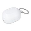 Mini Wireless Earbuds Schlüsselbundgröße Weiss | Doming | Oberseite | 26 mm x 16 mm