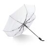 Daintree 190T Pongee 21.5" Faltbarer winddichter Regenschirm Auto open Weiss | ohne Werbeanbringung | Nicht verfügbar | Nicht verfügbar