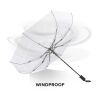 Daintree 190T Pongee 21.5" Faltbarer winddichter Regenschirm Auto open Weiss