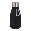 Faltbare Wasserflasche 550 ml Schwarz | ohne Werbeanbringung | Nicht verfügbar | Nicht verfügbar