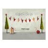 Classic Wand-/Tisch-Adventskalender – personalisierbares STANDARDMOTIV weiß | Herzige Weihnacht | Digitaldruck
