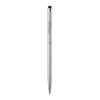 Matter Sleek Stylus Kugelschreiber Silber | 1-farbiger Siebdruck | Schaft-Clipverlängerung | 15.00 mm x 38.00 mm