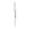 BIC® Basic Kugelschreiber weiß | 1-farbiger Siebdruck | Schaft-gegenüber vom Clip | 13.00 mm x 50.00 mm