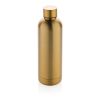 Impact Thermosflasche aus RCS-recyceltem rostfreien Stahl gold | ohne Werbeanbringung | Nicht verfügbar | Nicht verfügbar