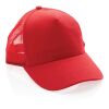 Impact AWARE™ 190gr Brushed rCotton 5 Panel Trucker-Cap rot | ohne Werbeanbringung | Nicht verfügbar | Nicht verfügbar | Nicht verfügbar