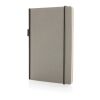 A5 FSC® Deluxe Hardcover Notizbuch grau | ohne Werbeanbringung | Nicht verfügbar | Nicht verfügbar