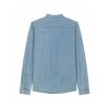 POD Stanley&Stella - Stanley Denim Shirt hellblau | S | DTF Linke Brust