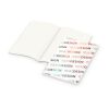 Notizbuch Copy-Book RECYCLING Naturkarton-Softcover individuell bedruckt DIN A5 | ohne Werbeanbringung | Punktraster