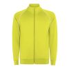Valier Herren Sweatshirt mit durchgehendem Reißverschluss Fluor Yellow | XXL