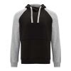 Badet zweifarbiger Kapuzenpullover Unisex Standard | schwarz-heather grau | roly-L | ohne Werbeanbringung | Nicht verfügbar | Nicht verfügbar | Nicht verfügbar