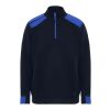 Maverick Pullover für Herren mit halbem Reißverschluss, 280 g/m2 Standard | Navy Blue-royalblau | L | ohne Werbeanbringung | Nicht verfügbar | Nicht verfügbar | Nicht verfügbar
