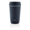 Topl-Becher aus rec. Kunststoff mit 360-Grad-Deckel 354ml navy blau | ohne Werbeanbringung | Nicht verfügbar | Nicht verfügbar