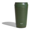 Topl-Trinkbecher aus rec. Stahl mit 360-Grad-Deckel 354ml grün | ohne Werbeanbringung | Nicht verfügbar | Nicht verfügbar
