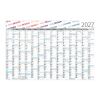 Wandplaner Horizont RECYCLING 980 × 660 mm Dez. Vorjahr – Jan. Folgejahr Weiß | 980 × 660 mm | ohne Werbeanbringung | Blau | Blau