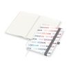 Notizbuch Match-Book RECYCLING Hardcover individuell bedruckt Silber | DIN A5 | ohne Werbeanbringung | recyceltes Papier matt | Winkelkaro
