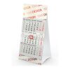 Tischkalender Mini 3 Recycling-Kalendariumspapier Karton-Dachaufsteller Hellgrau | 95 × 198 mm | Nicht verfügbar | Nicht verfügbar | Nicht verfügbar