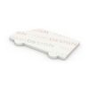 Haftnotizblock Form 100 × 72 mm RECYCLING formgestanzt 94 × 52 mm | ohne Werbeanbringung | Transporter
