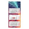 3-Monatskalender Mehrblock Profil 3 EXPRESS Schrift modern Hellgrau | 330 × 700 mm | ohne Werbeanbringung