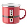 Emaille-Becher 300ml rot