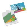 POLYCLEAN rPET Displaytuch im Papieretui, All-Inclusive-Paket  21 x 15 cm
