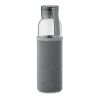 Flasche recyceltes Glas 500 ml dunkelgrau