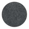 Runder Untersetzer RPET dunkelgrau | ohne Werbeanbringung | Nicht verfügbar | Nicht verfügbar | Nicht verfügbar