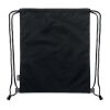 Beutel mit Kordelzug RPET schwarz | ohne Werbeanbringung | Nicht verfügbar | Nicht verfügbar | Nicht verfügbar