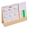 Tischkalender mit Memoblock beige | ohne Werbeanbringung | Nicht verfügbar | Nicht verfügbar | Nicht verfügbar