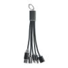 3in1 Ladekabel schwarz