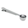 Dosierlöffel mit Klemme silber