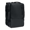 Erweiterbarer RPET-Rucksack schwarz
