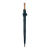 27" Regenschirm Holzgriff blau